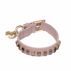 COLLARE IN PELLE DILETTA COLOR LILLA